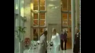 Bridesmaid Falls Down the stairs
