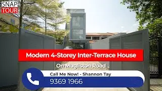 Modern 4-Storey Inter-Terrace House on Mugliston Road