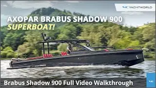 Обзор лодки Axopar Brabus Shadow 900 2021 года с видеопрохождением