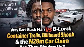 VeryDarkBlackMan против BLord: Контейнерные тролли, шок от рекламных щитов и не играют ли они с н...
