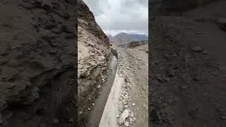 A very dangerous water channel 1000ft in the heart of a mountain.🏔️#salaarvista #respect #viral