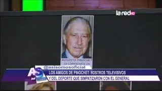 Los amigos de Pinochet: Rostros de televisi&oacute;n y del deporte que simpatizaron con el General