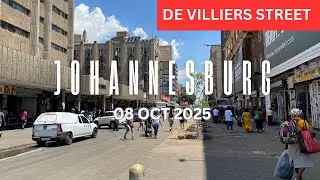 PART 5| JOHANNESBURG WALKING TOUR Devilliers street and Noord street| New developments. 