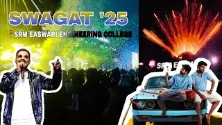 SWAGAT'25 💥| Team aaromaley at srm eec⚡| Grand College fest with Sean Roldan live Concert 🔥🎉| Vlog✨