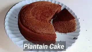 How To Bake Cake With Plantain Flour | Fluffy And Delicious Plantain Cake Recipe.