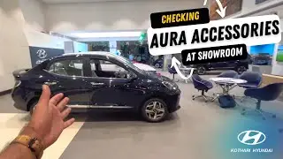 Check Aura car accessories ! #auracng #aura #kotharihyundai