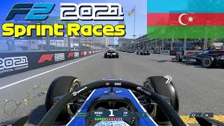 F1 2021 - Let's Make Zhou F2 Champion #5: Baku Sprint Races