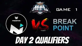 NXP Solid VS Breakpoint - MPL Qualifiers - Game 1