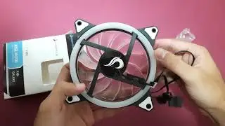 Unboxing Cooler FAN Individual Rise Mode Galaxy Motherboard 12V, 120mm, Dual Led,RGB - RM-MB-01-12V