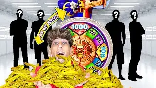 I VS 4 YouTubers at Games Of Chance: Winner Gets ALL The Tickets!