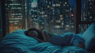 Soft City Rain Sounds for Peaceful Nights & Meditation | Good Sleep and Good Mood