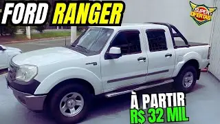 FORD RANGER CABINE DUPLA 4X4 DIESEL à PARTIR DE 32 MIL #fordranger #pickup #utilitario #cabinedupla