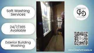 Commercial Storefront Soft Washing Cleaning