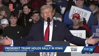 Trump visits Iowa trying to focus on affordability during fallout over nurse's Minneapolis shooting