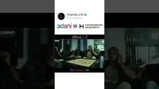 Adani vs Hindenburg Part - 1 #adani #sharemarket #hindenburg #stockmarket #memes #reels #corporate
