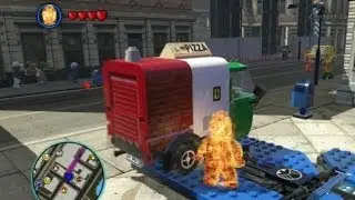 LEGO Marvel Super Heroes - Pizza Van Unlocked + Vehicle Showcase (Vehicle Token Guide)