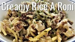 CREAMY HOMEMADE RICE A RONI - easy delicious one pot recipe