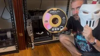 Тест Creality CR Matte PLA: Bambu Lab P1P &mdash; маска Casey Jones