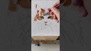 Cat portrait - oil painting 🐈