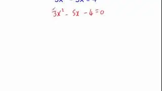 Solving Quadratics using Completing the Square