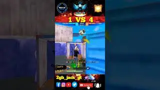 🥃1VS4 ❌#howtohandle1vs4situationinfreefire #2gbramplayer #2Gbgamer