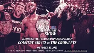Country Air vs The Crowleys vs The Premier (Zero1USA Tag Team Championship Match)