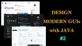 How to create modern GUI with JAVA - Login Page 1 - WITHOUT NETBEANS