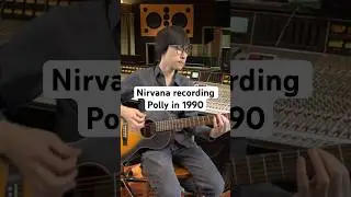 #nirvana recording Polly in 1990 #kurtcobain #guitar #grunge #rock #nevermind