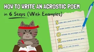 Как написать акростих за 6 простых шагов (с примерами!) ✍️