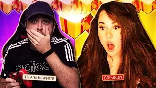 My Most *INTENSE* Crate Opening Battle in Rocket League vs ATHENA... | NEW Golden Gift 2020!