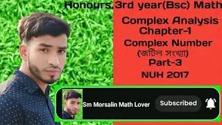 #viralvideo#Honours 3rd year(Bsc)Math,Complex Analysis, Chapter-1,Complex Number, part-3