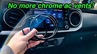 No more chrome! | Cheap amazon mod | AC Outer ring kit