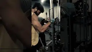 gym lover indrajit.today workout tricep. my trainer from masar...