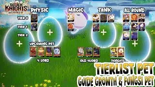 Tierlist PET & Guide Tutorial PET dan Growth Recomendasi Team | Seven Knights Re:BIRTH