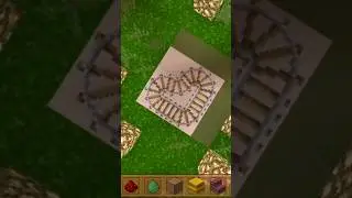 mini block craft heart' shape train track create in Minecraft #minecraft #shorts #yd gaming 0.2