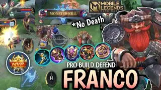 AUTO MVP!! Franco with Pro Defend Build 100% No Death || Build Top 1 Global MLBB