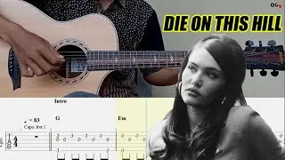 Sienna Spiro - Die on This Hill Fingerstyle Guitar Cover TAB