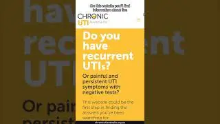 Recognition for chronic UTI sufferers!