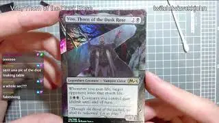 Vito, Thorn of the Dusk Rose Foil Peel | Corset 2021 | Magic The Gathering