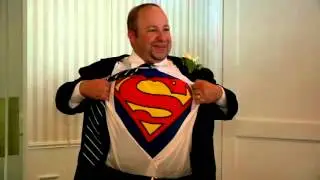 Best Superhero Superman Entrance to Wedding!!!!