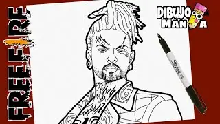 COMO DIBUJAR A ANTONIO DE FREE FIRE | how to draw a to the o | DIBUJOS DE FREE FIRE