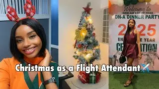How I spent Christmas & New Year as a Flight Attendant working far away from home!✈️