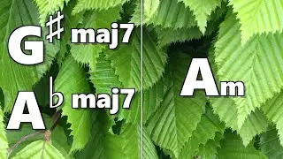 Abmaj7 (G#maj7) to Am Backing Track