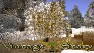Vintage Story Episode 38 ~ Found a PINK APPLE Fruit Tree, & Panning Bony Soil