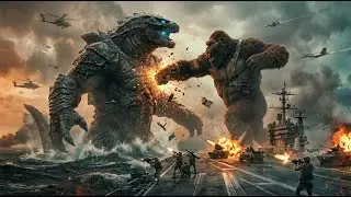 When Titans Rise 🦍🦖 Kong and Godzilla vs Skull Island Commandos #trending #youtube  #animals