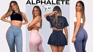 ALPHALETE Try-on Haul 2021 | Alphalux, Leggings, Shorts & More!