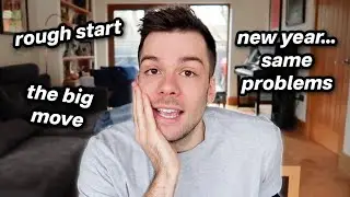 it's been a rough start 🥵 | preparing for the big move, struggling with anxiety & setting new goals!