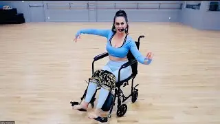 Snake Arms TUTORIAL | Adaptive Belly Dance Fitness 🐍💃 #bellydance #dance #adaptive