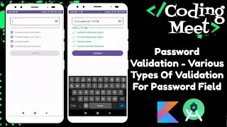 Password Strength Calculator in Android Studio Kotlin
