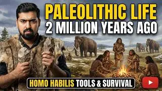 🌍 Life in the Paleolithic 2 Million Years Ago | Homo Habilis Tools & Survival | Eye of Eternity
